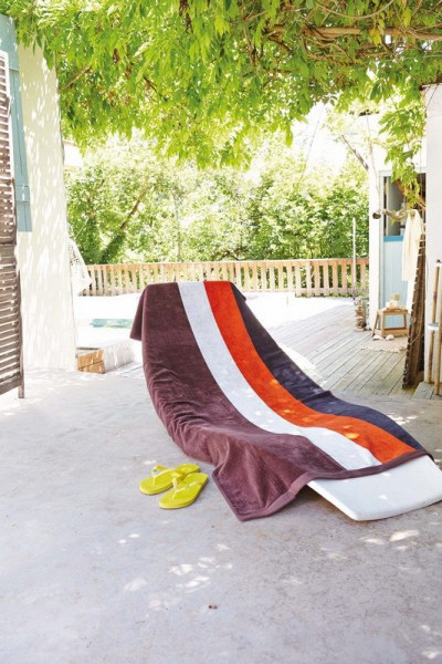 Kariban Gestreept Fluwelen Strandlaken