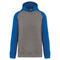 Grey heather/Sporty royal blue